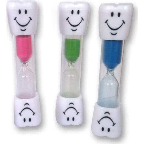 Toothbrush Timer 2-Minutes Smiley Sand Timer for Brushing Childrens Teeth Hourglass Sand Timer