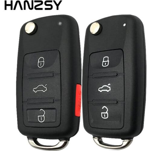 3+1/3 Buttons Remote key Case For VW Volkswagen Touareg Tiguan Golf 4 7 6 MK6 Polo Car Flip Folding key Shell blank Fob Cover