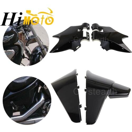 For Honda Shadow VT 600 VLX 600 STEED 400 1988-1996 1997 1998 Neck Cover Cowl Wire Cover Side Frame Guard / Side Batteries Cover
