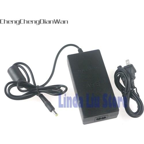 ChengChengDianWan US AC Adapter Power Supply Charger Cord for Playstation PS2 Slim 70000 Series DC 8.5V