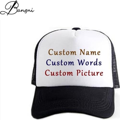 Kids Baby Child Name Custom Trucker Hat Printed Name Son Daughter Custom Personal Cap Meth Baseball Cap For Men Women