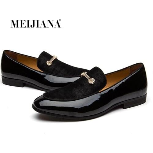 MEIJIANA Dress Loafers Retro Tassel Formal Shoes For Men Charming Men Footwear Brand Business Banquet Shoes