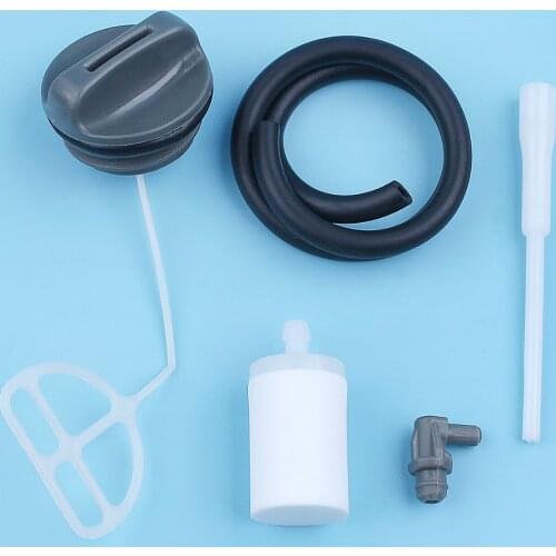 Gas Fuel Tank Vent Cap Line Connector Kit For Husqvarna 372 372XP 362 Special 395 390 385 385XP 390XP Chainsaw 537 09 93-01