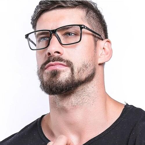 TR90 Square Simple Anti-blue Light Glasses Frames Men Women Optical Fashion Computer Eyeglasses 50122