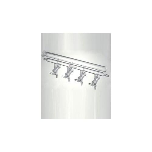 M350004S Manifold, double, hollow glass stopcocks, left side,Number of ports:4 Hose connections:10mm