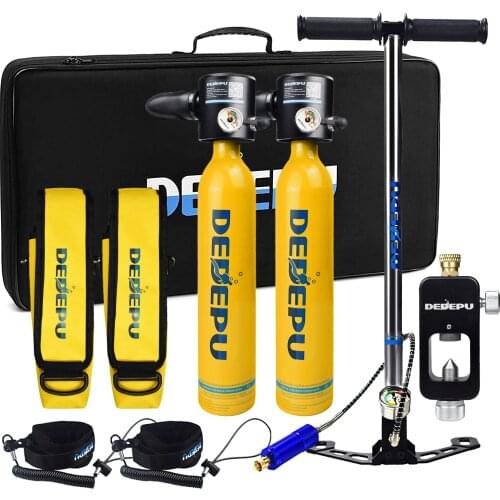 S3000 Mini 0.5L Scuba Tank Dive Cylinder Oxygen Cylidner 10 Minutes Capability Diving Oxygen Snorkeling Breath Diving Equipment