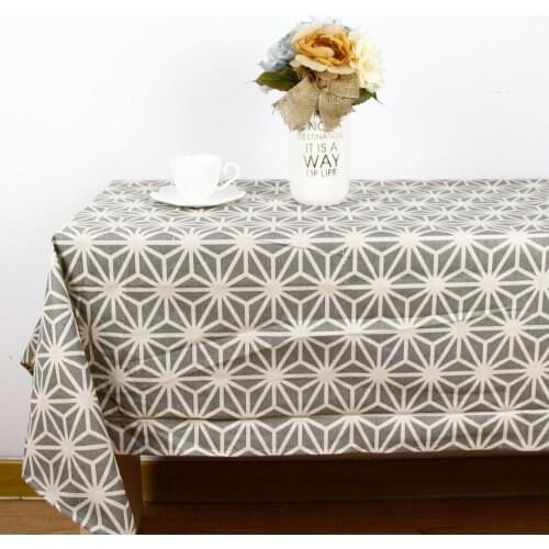 Fashion Modern style TableCloth Geometric Print High Quality Personalize Table Decorative Elegant Table Cloth Linen Table Cover