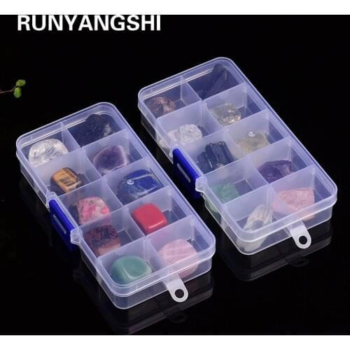 10pc/set Irregular Tumbled Mini Ores Stone Collection Art Ornament Decoration Set Gifts Stones And Crystals Natural Minerals