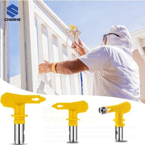 Airless sprayer Tips 109/209/309/409/509 yellow tip & gasket Airless Paint Spray Gun and Airless Sprayer Spraying Machine Parts