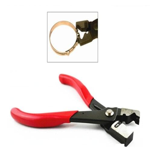 New Durable R Type Collar Hose Clip Clamp Pliers Water Pipe CV Boot Clamp Calliper Car Repair Hand Tools Carbon Steel 1pcs