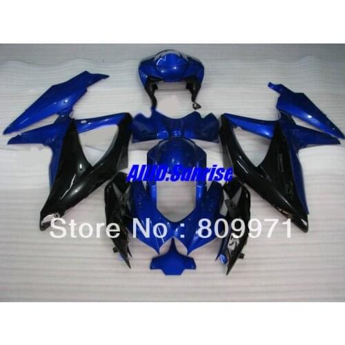 S343 Fabulous blue gloss black full Fairing for SUZUKI GSXR600 750 GSXR600 GSXR750 GSX-R600 750 K8 08 09 2008 2009