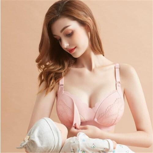 Feeding Nursing Bras For Women Pregnancy Maternity Cotton Bra Bathrobe Breastfeeding Wire Seamless Lactation Free Prevent Sagg