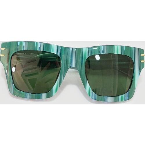 Unisex Fashion Ladies Square Sunglasses Women Goggle Shades Vintage Brand Designer Oversized Sun Glasses UV400