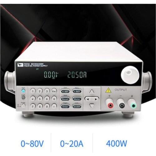 ITECH IT6722A High Precision Adjustable Digital DC regulation Power Supply 80V/20A /400W For Scientific Research Service Laborat
