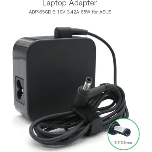 100% Original 19V 3.42A 65W 5.5*2.5mm Laptop AC Adapter Charger For ASUS VivoBook EXA1203YH ADP-65GD B Ultrabook Series