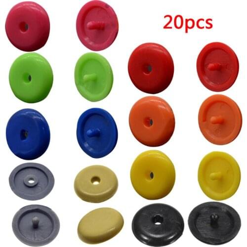 20pcs Safety Car Parts Plastic Car Safety Seat Belt Stopper Spacing Limit Buckle Clip Retainer Seatbelt Stop Button 9 Colors