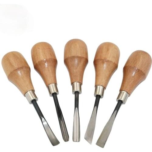 5pcs/set woodworking carving knife DIY handmade wood carving tool machete chisel hand tool multifunctional chisel set