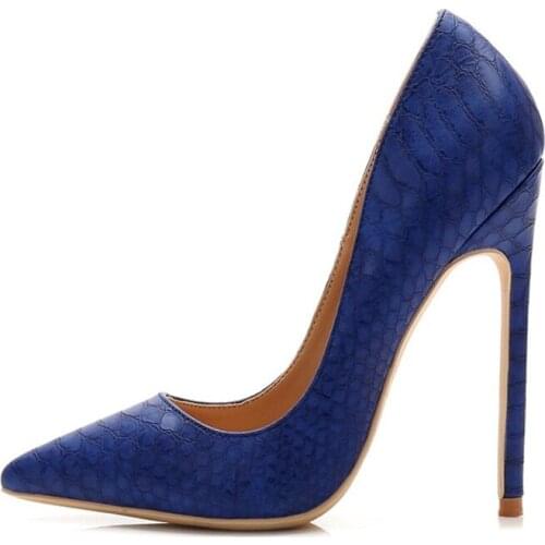 Free shipping fashion women Pumps lady Navy snake printed Pointy toe high heels shoes size33-43 12cm 10cm 8cm bride Stiletto