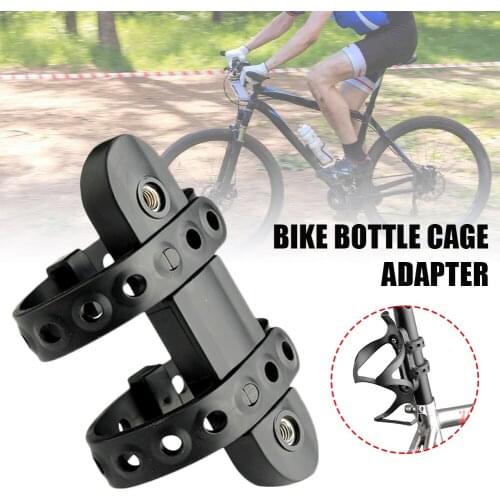 Mountain Bike Water Bottle Holder Adjustable Quick Mount Bottle Cage Fixing Frame Durable Kettle Holder for MTB Bicycle Scooter