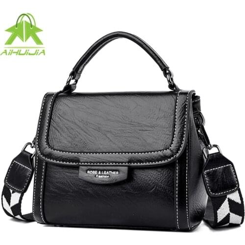 Elegant Female Tote Bag 2021 Fashion New High Quality PU Leather Womens Designer Shoulder Bags Women Broadband Messenger Bag