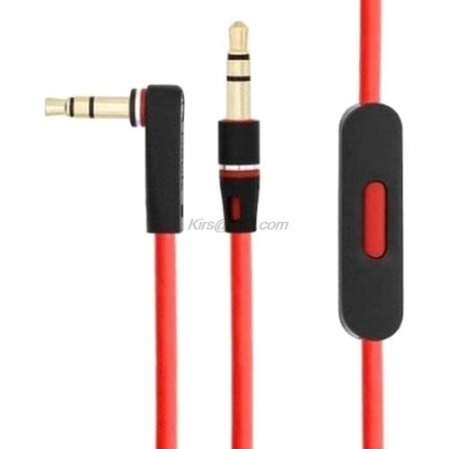 Earphone Cable for Beats Mixr/Solo HD Headphones with Control Talk Volume