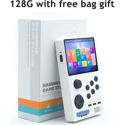 Retroid Pocket Retro Handheld Game Console Dual System Android 128G With Wifi TV Out Video Game Player For PSP PS N64 MD Games