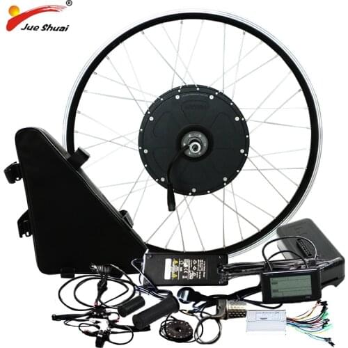Electric Bike Kit 1500w Motor Wheel 48V E Bike Kit 1500W Wheel Motor Electric Bicycle Conversion Kit for 26" 700C Rear Hub Motor
