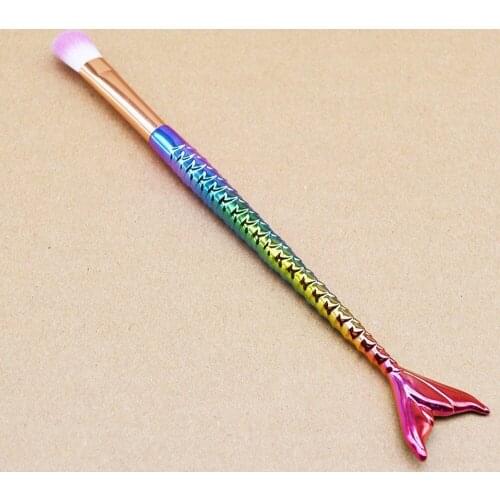 Creative Small Fishtail Eye Shadow Brush Makeup Brush Nose Shadow Brush High-quality Fiber Hair Soft Skin-friendly Beauty Tools