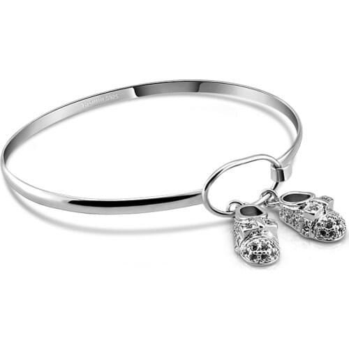 925 Silver Jewelry Cute Sweet Little Shoes Charm Bracelet Dainty Handmade Bracelet for Women Girl Gift