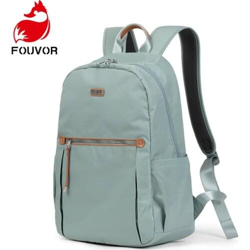 Fouvor Fashion Women Backpack for Teenagers Girls Stylish School Bag Waterproof Oxford Fabric Backpack Female Bookbag Mochila