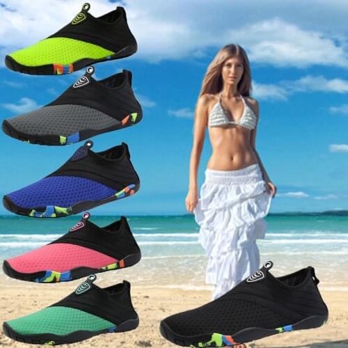 New Unisex Summer Sneakers Swimming Shoes Quick-Drying Aqua Couple Shoes And Water Shoes 2020 Beach Men shoes Large Size 35-45