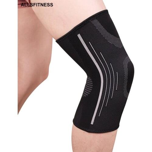 Nylon Compression Knee Sleeve Brace Fitness Support Kneecap For Running Biking Basketball Sports Joint Pain Relief Knee Pad