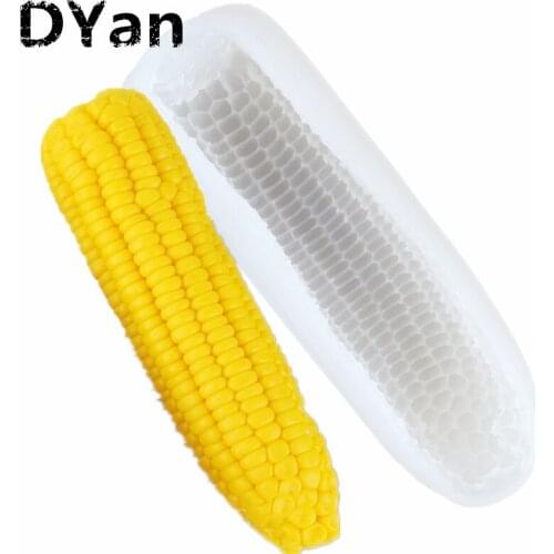 New 3D Silicone Mousse Cake Mold DIY Corn Shape Ice Cream Baking Mold A1532