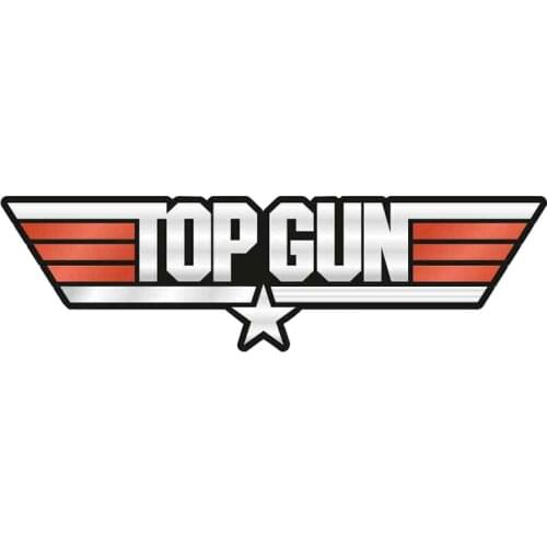 New Creative for Top Gun Atv Rv Car Sticker Decal Car Window Decorative Vinyl Scratches Waterproof PVC 13cm X 4cm