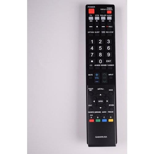New GA840WJSA Remote Control for Sharp LCD LED TV LC-52LE810 LC-52LE810UN LC-52LE820 LC-52LE820UN LC-60LE810 LC-60LE81
