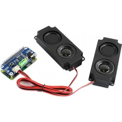 Official WM8960 Hi-Fi Sound Card HAT For Raspberry Pi Zero/Zero W/Zero WH/2B/3B/3B+ ,Stereo CODEC, Play/Record