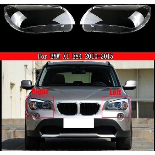 Car Front Headlight Lens For BMW X1 E84 2010 2011 2012 2013 2014 2015 Headlamp Cover Lampshade Glass Lampcover Caps Shell Case