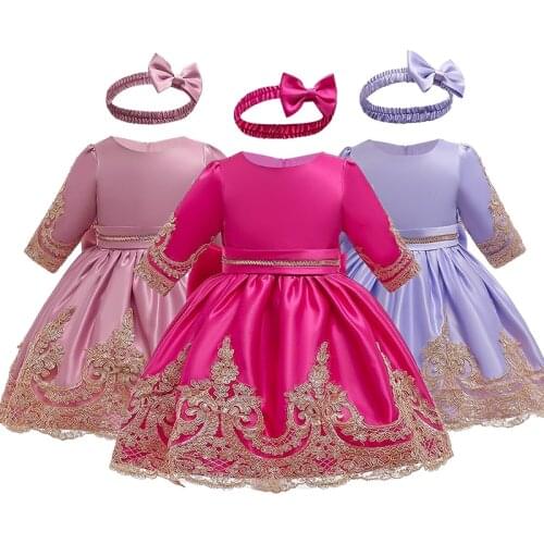 Candy-colored girls two-piece dress 2020 summer Half sleeve bow dress kids baby cute princess dresses children clothes