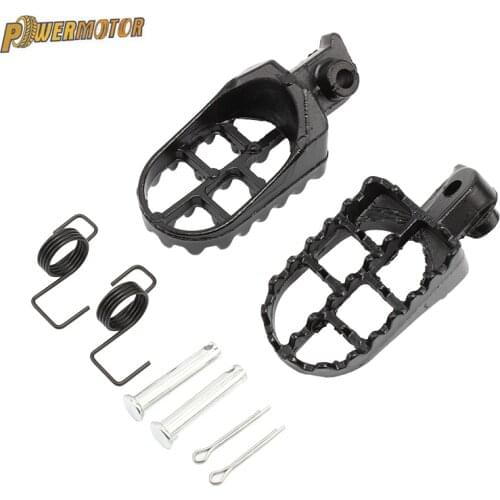 Motorcycle Foot Pegs Foot Rests Footpegs For Suzuki DL650 V-Strom 2004-2012 Yamaha PW50 PW80 TW200 PW 50 80 TW 200 Motorbike
