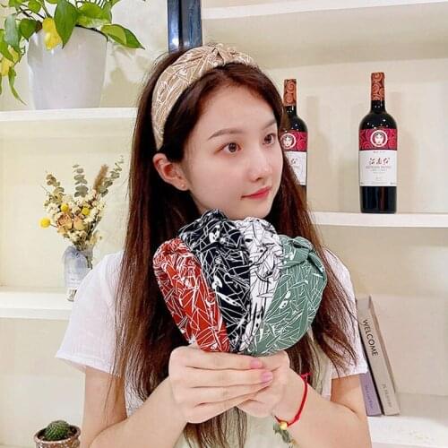 Ethnic style broad-brimmed headband summer wash face non-slip simple temperament retro hairpin hairpin hair accessories