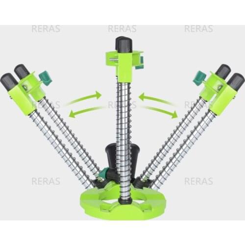 Precision Drill Guide Pipe Drill Holder Stand Drilling Guide with Adjustable Angle and Removeable Handle DIY tool