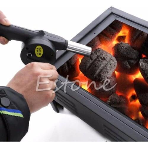 Manually Outdoor Barbecue Fan Air Blower BBQ Tools Barbacoa Grill Accessories High Quality Plastic & Stainless Steel