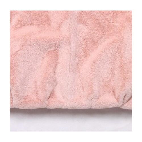 Spring Women and Autumn Slim O-neck Rabbit Fur Coat N662