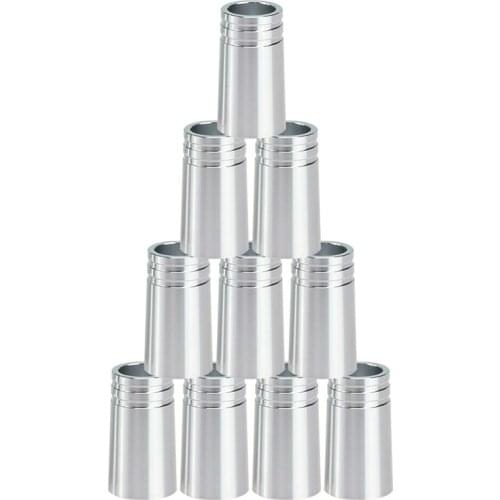 Quality 12Pcs/Pack Golf Ferrules .370 Aluminum for Irons Shafts Golf Club Accessories