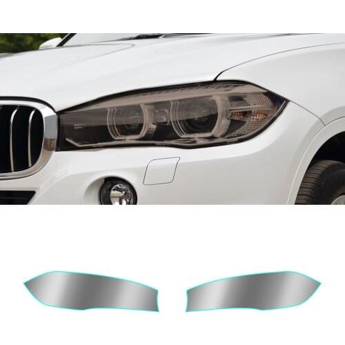 For BMW X6 F16 G06 2015-2021 Car Headlight Tint Black Protective Film Protection Transparent TPU Vinyl Wrap Sticker Accessories