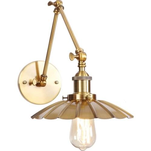 Iron Rock Arm Wall Light Sconce Vintage Loft Wandlamp Fixture Industrial Wall Lamp For Dinning Room Bar Cafe Applique Murale