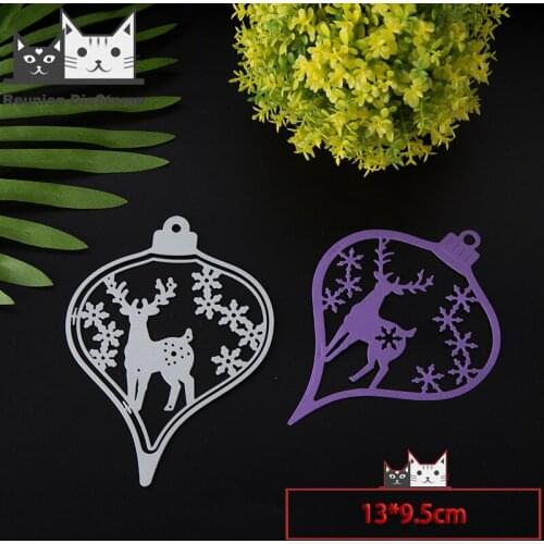 Reunion 2020 New lantern Christmas deer Metal Cutting Dies DIY Scrapbooking Paper Photo Album Crafts Die Cut Seal Punch Stencils