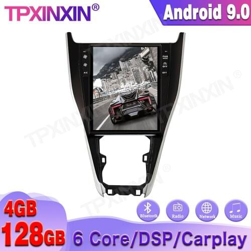 Wireless Carplay Android 9.0 For TOYOTA Harrier 2013-2018 Tesla Car GPS Navigation Stereo Headunit Multimedia Player Auto Radio