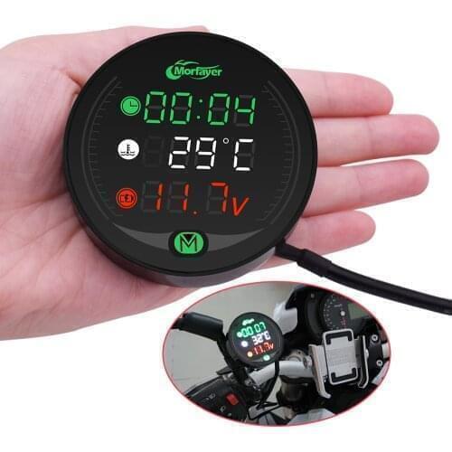 Motorcycle Gauge Display Table Voltmeter Water Temp Clock Time Charge For Yamaha YQ50 Aerox MBK Nitro xt600 nvx155 nvx aerox 155