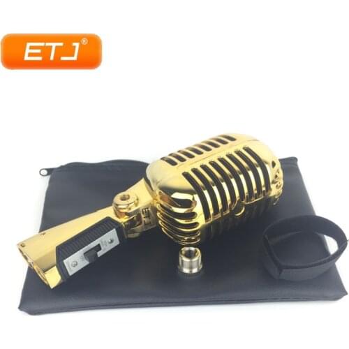 ETJ Brand Top Quality 55SH II Metal Karaoke Microphone Retro Microphone